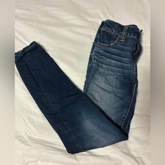 American Eagle High Rise Skinny Jeans Size 0 Regular - Picture 3 of 3